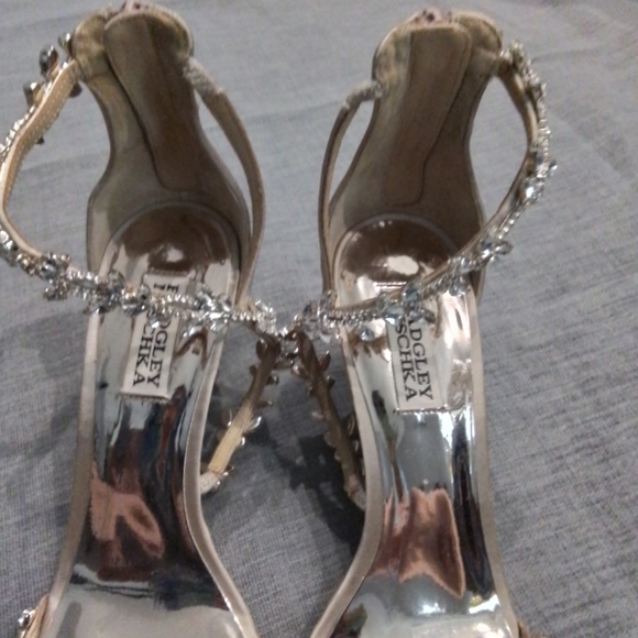 Badgley Mischka Jeweled Wedding/Evening Shoes - Picture 3 of 6